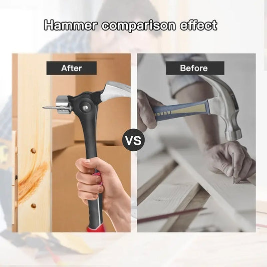 多功能磁性羊角锤工具