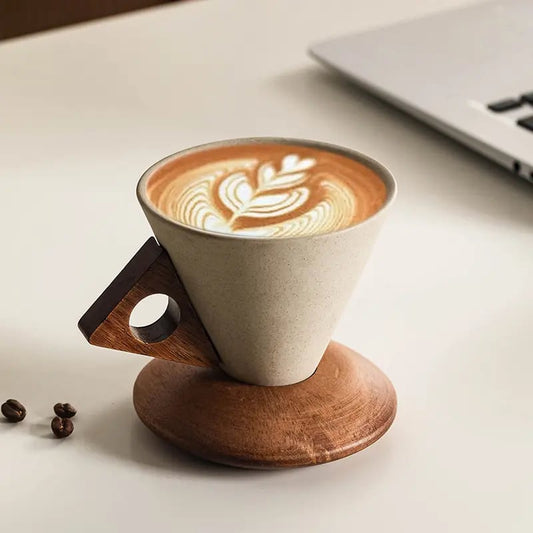 Wabisabi Conical Ceramic Coffee Mug