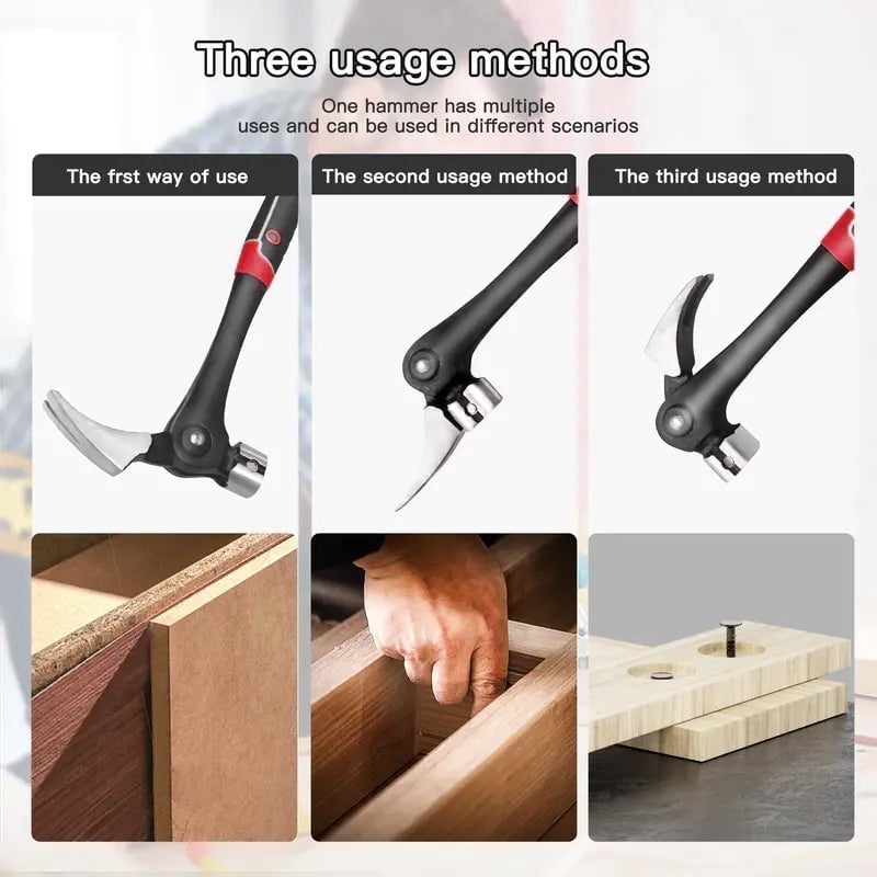 Multifunctional Magnetic Claw Hammer Tool