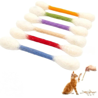 ❤️为快乐、健康、活跃的室内猫咪🐱猫薄荷棉签猫玩具