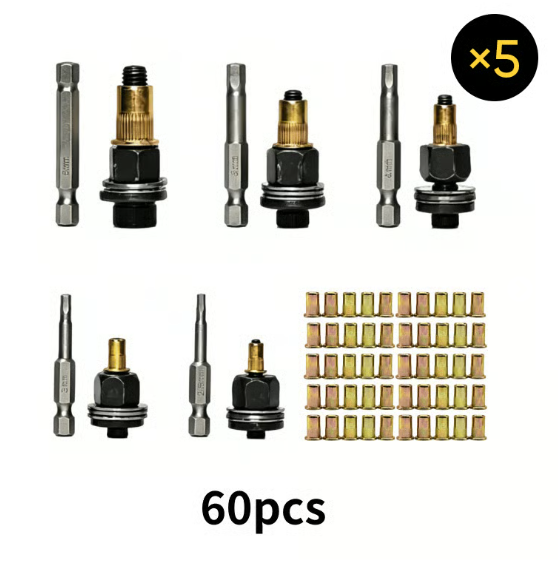 Carbon Steel Rivet Nut Tool Set
