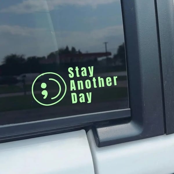 🎗️Share Pack❤️ SAD Mental Health Awareness Car Decal (5 Pcs)
