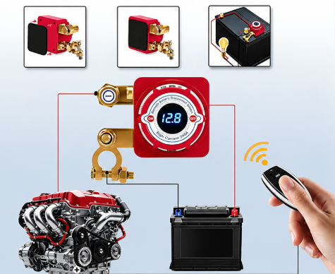 Vertex™ 12V Smart Remote Battery Disconnect Switch Kit