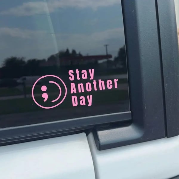 🎗️Share Pack❤️ SAD Mental Health Awareness Car Decal (5 Pcs)