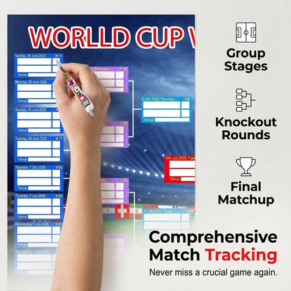 🗓️ ⚽ 2026年世界杯海报套装——精彩赛事，不容错过！