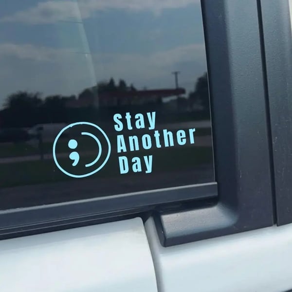 🎗️Share Pack❤️ SAD Mental Health Awareness Car Decal (5 Pcs)