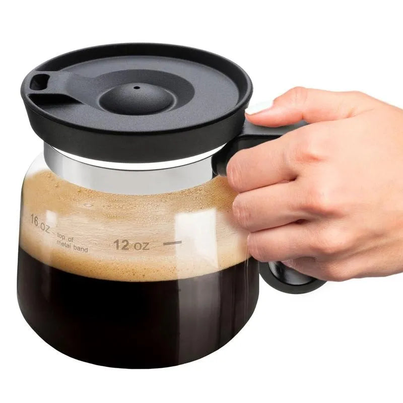 16盎司玻璃咖啡杯 – 咖啡壶造型