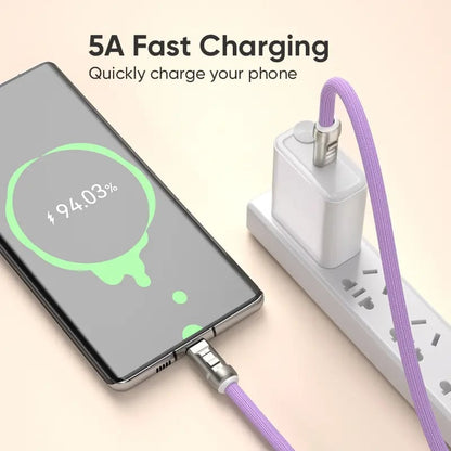 240W USB-C 挂绳充电线 – 二合一手机挂绳和快充线