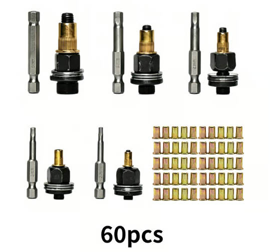 Carbon Steel Rivet Nut Tool Set