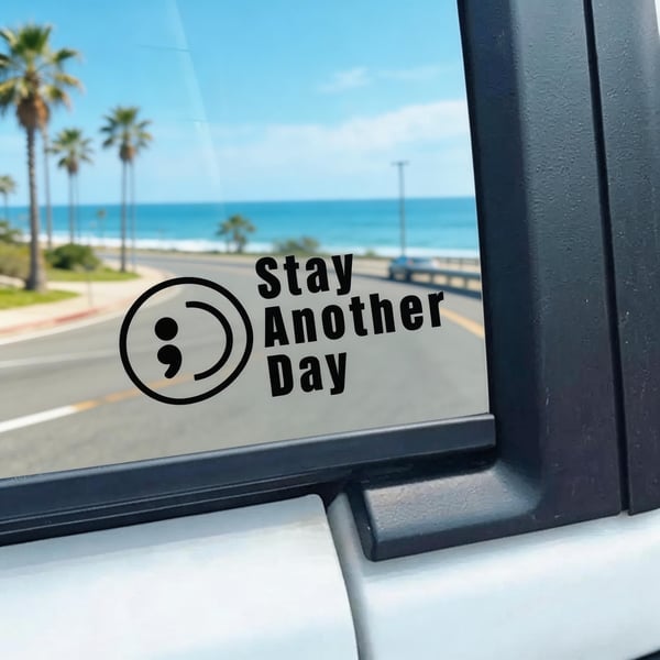 🎗️Share Pack❤️ SAD Mental Health Awareness Car Decal (5 Pcs)