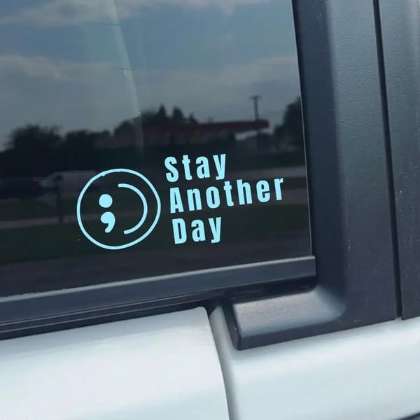 🎗️Share Pack❤️ SAD Mental Health Awareness Car Decal (5 Pcs)