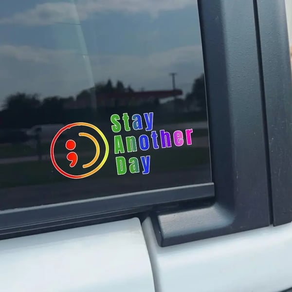 🎗️Share Pack❤️ SAD Mental Health Awareness Car Decal (5 Pcs)