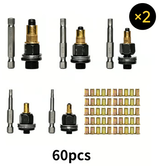 Carbon Steel Rivet Nut Tool Set