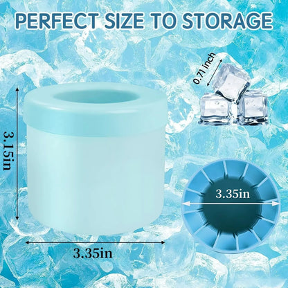 速冻硅胶冰格模具 – 适用于家庭饮品的灵活可重复使用冰盘