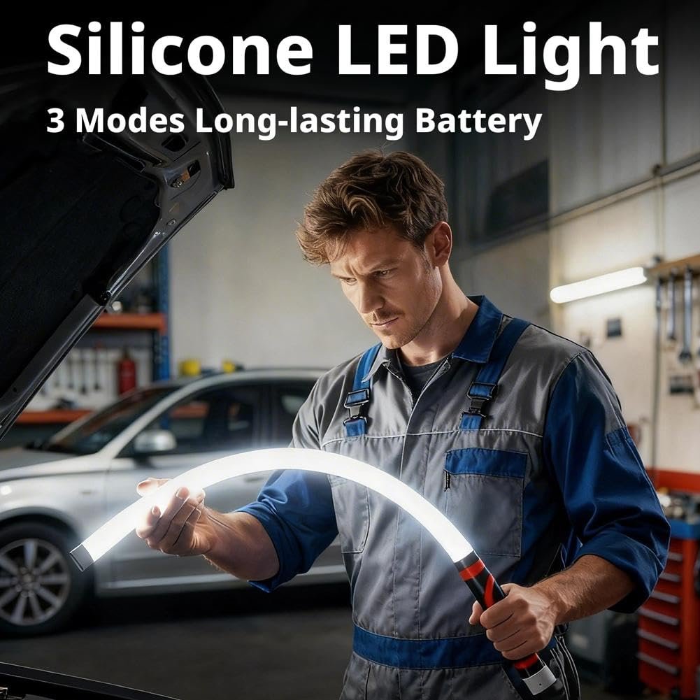 LED Flashlight Stick -🔋Extra-long battery life -7 hours⌛