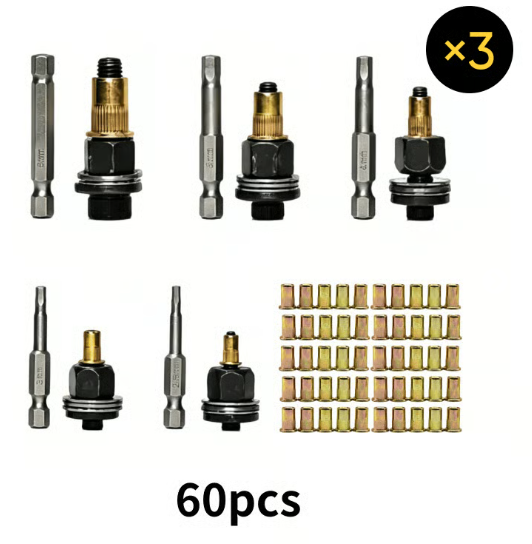 Carbon Steel Rivet Nut Tool Set