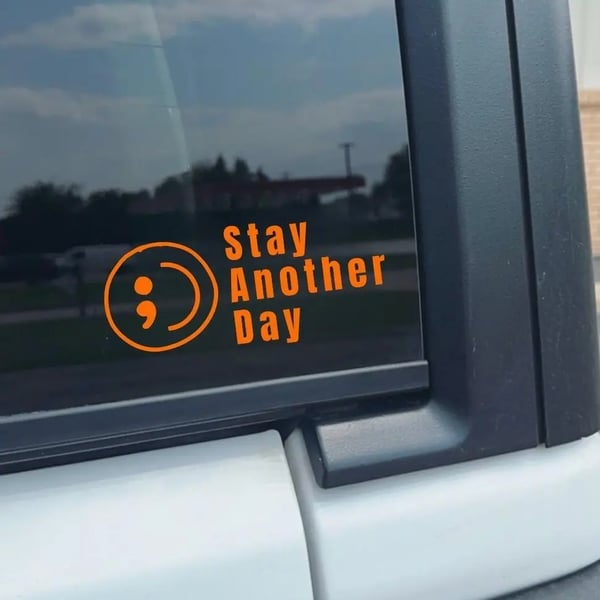 🎗️Share Pack❤️ SAD Mental Health Awareness Car Decal (5 Pcs)