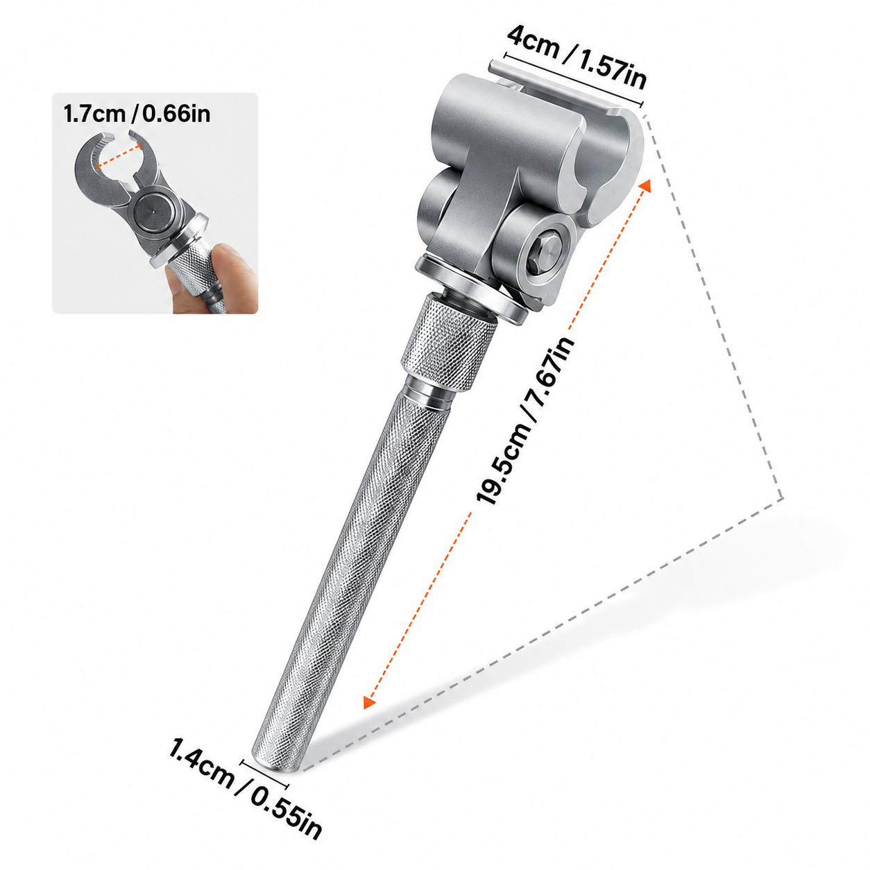 Vertex Adjustable Door Hinge Wrench – Heavy-Duty Hinge Alignment Tool