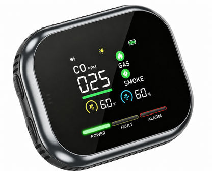 Vertex™ 6-in-1 Smart Gas, Smoke & CO Detector