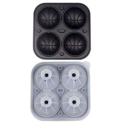 足球形硅胶冰球模具