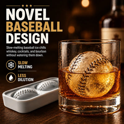 Baseball Ice Mold