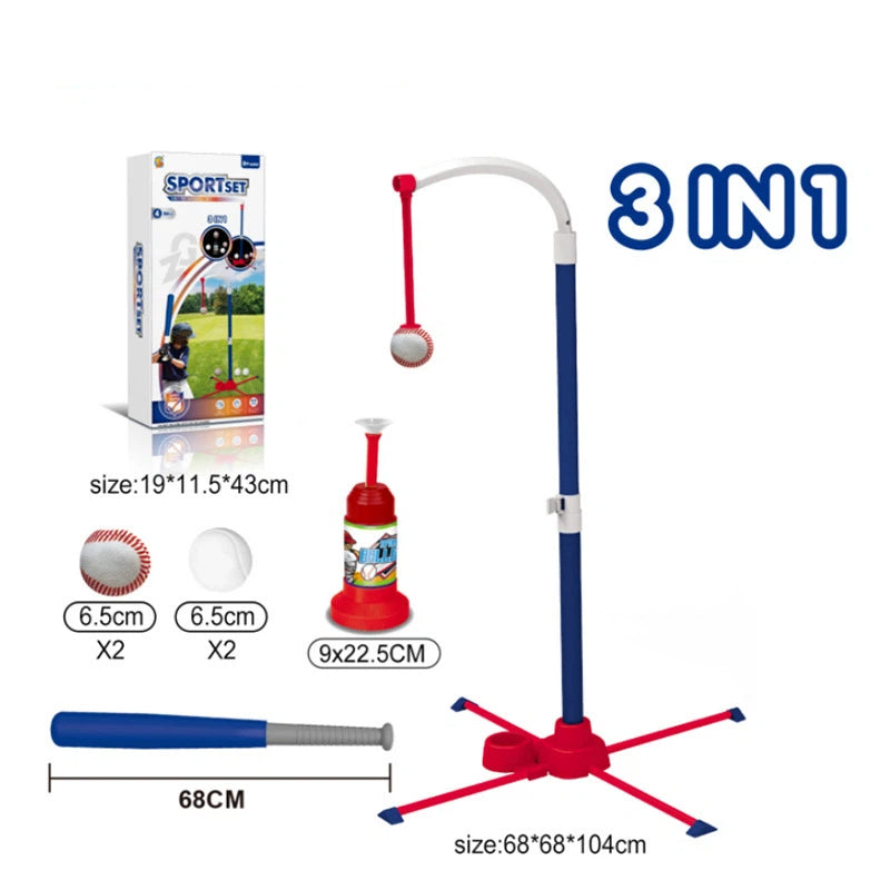 ⚾ 三合一儿童T型棒球套装