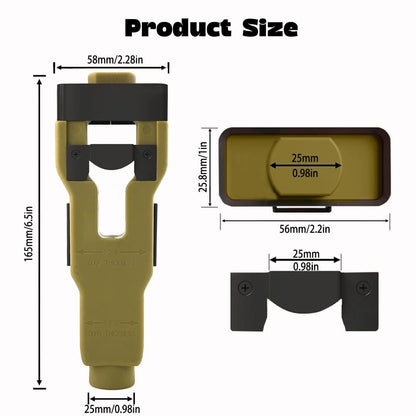 🛠️门闩开槽工具，适用于1-3/4英寸或1-3/8英寸厚度的门