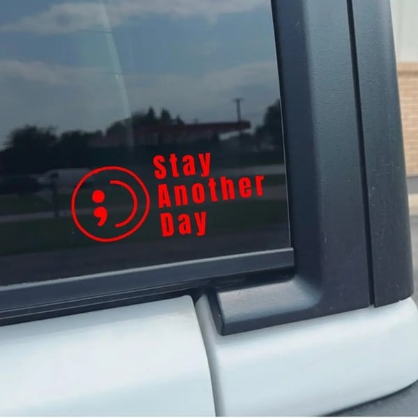 🎗️Share Pack❤️ SAD Mental Health Awareness Car Decal (5 Pcs)