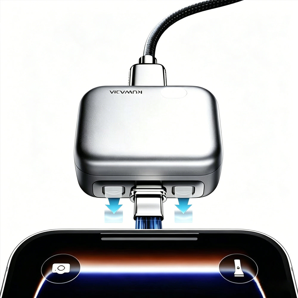 🔋 USB-C Smart Auto Stop Charging Adapter (140W Fast Charging)