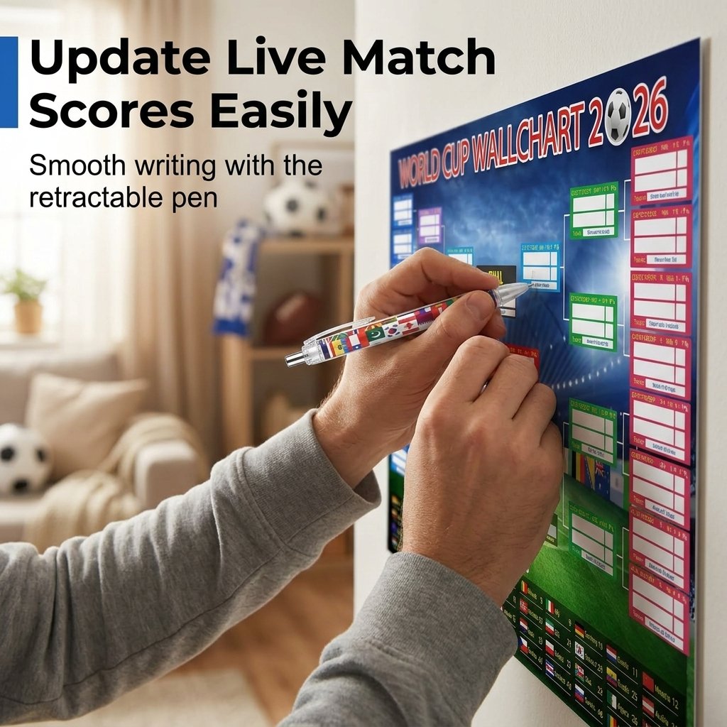 🗓️ ⚽ 2026年世界杯海报套装——精彩赛事，不容错过！