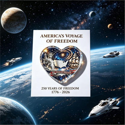🇺🇸 美国自由之旅250周年心形纪念品