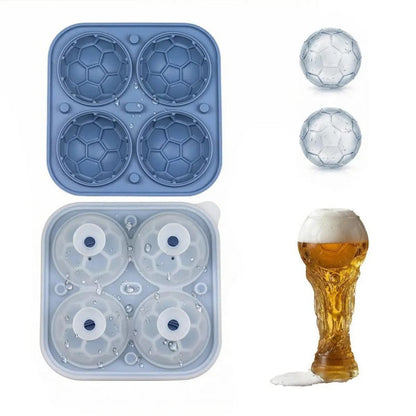 足球形硅胶冰球模具